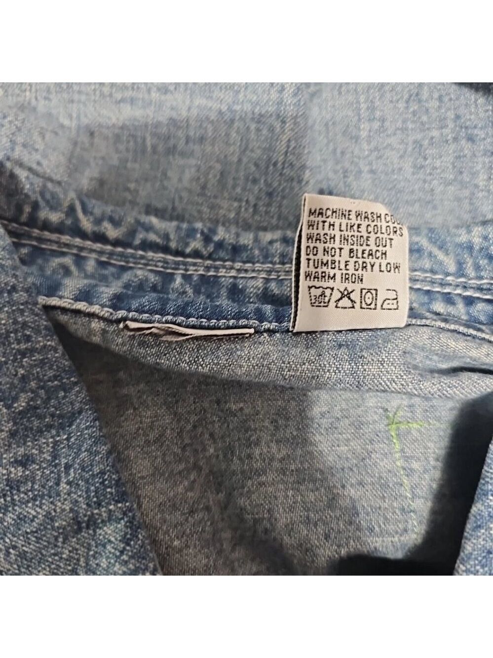 Upcycled Oversized Jean Jacket Medium - Picture 7 of 8